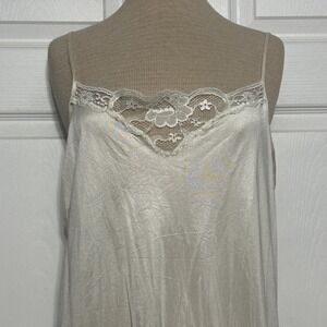 Ivory Satin Lace Long Lingerie Vintage Petra Large Bridal Sexy Romantic Coquette
